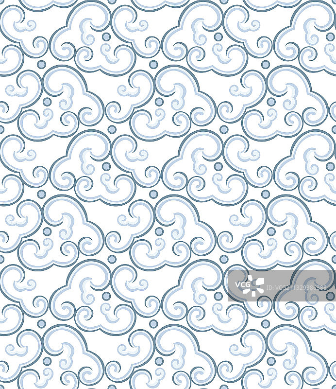 无缝的抽象云纹背景底纹图案图片素材