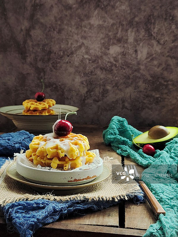 华夫饼图片素材