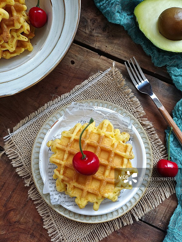 华夫饼图片素材