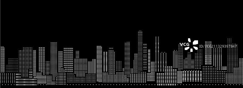 赛博朋克未来城市夜景灯光图片素材