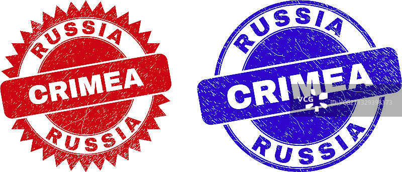 俄罗斯克里米亚圆形花结水印图片素材