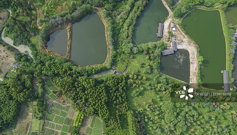 佛山三水九道谷田园风光图片素材