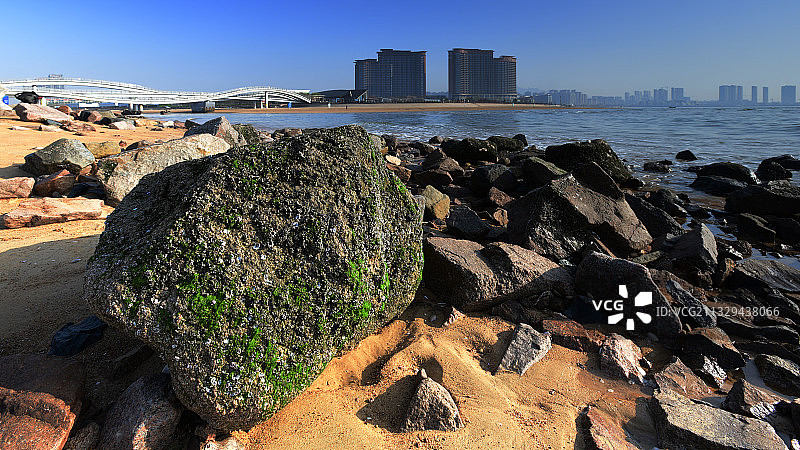 青岛的城市阳台图片素材