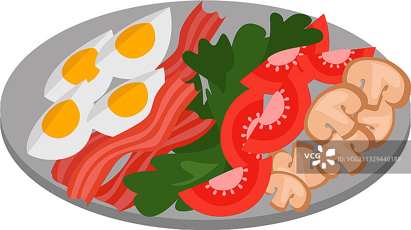 白色背景上的科布沙拉图片素材