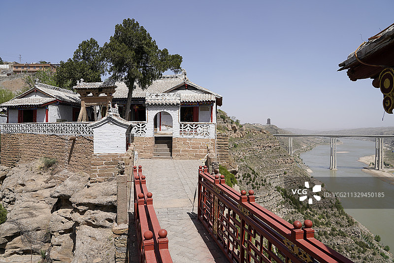 陕西省 榆林市 佳县 香炉寺图片素材