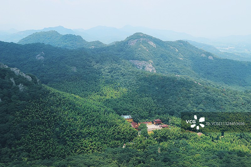 安徽 马仁奇峰 航拍图片素材