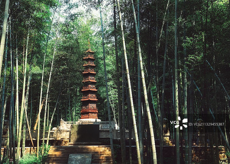 安徽 马仁奇峰 古塔图片素材