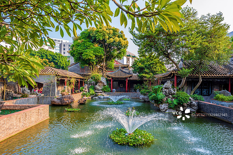 中国广东佛山顺德清晖园图片素材