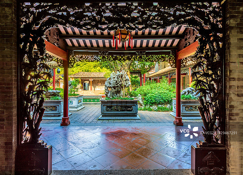 中国广东佛山顺德清晖园图片素材