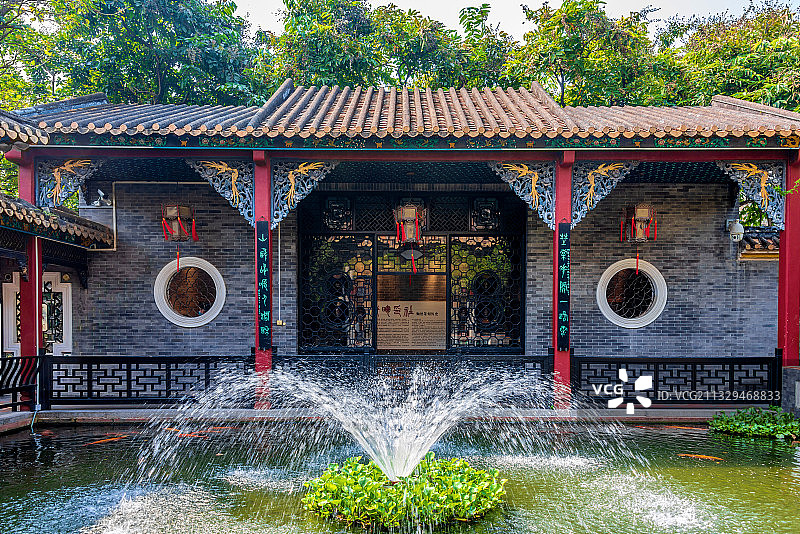 中国广东佛山顺德清晖园图片素材