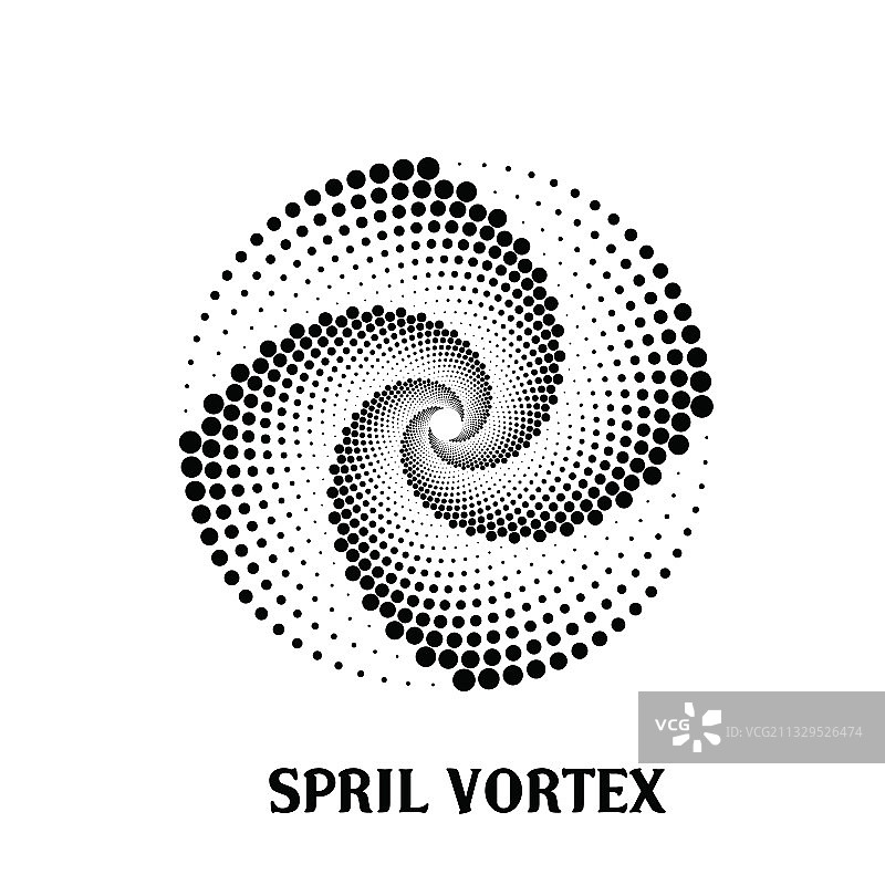 创意圆形螺旋涡旋设计图片素材