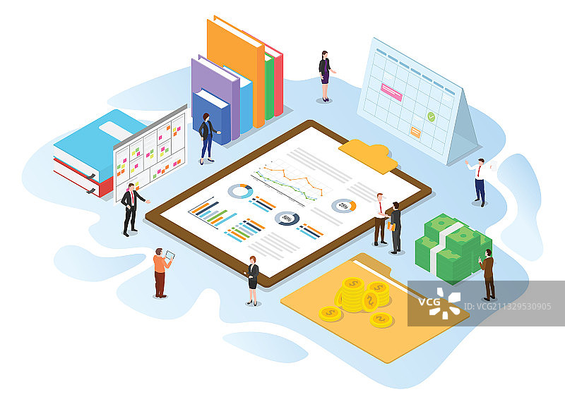 现代金融管理概念图片素材