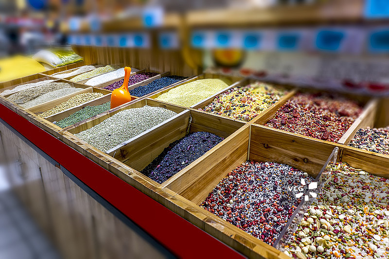 超市五谷杂粮粮食素材图片素材