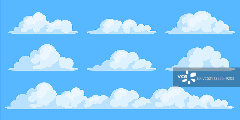 卡通云朵图片素材