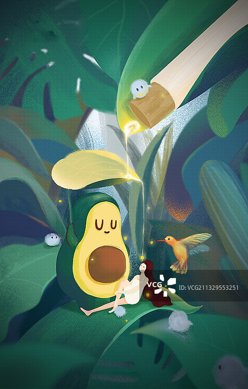 梦幻仲夏夜图片素材