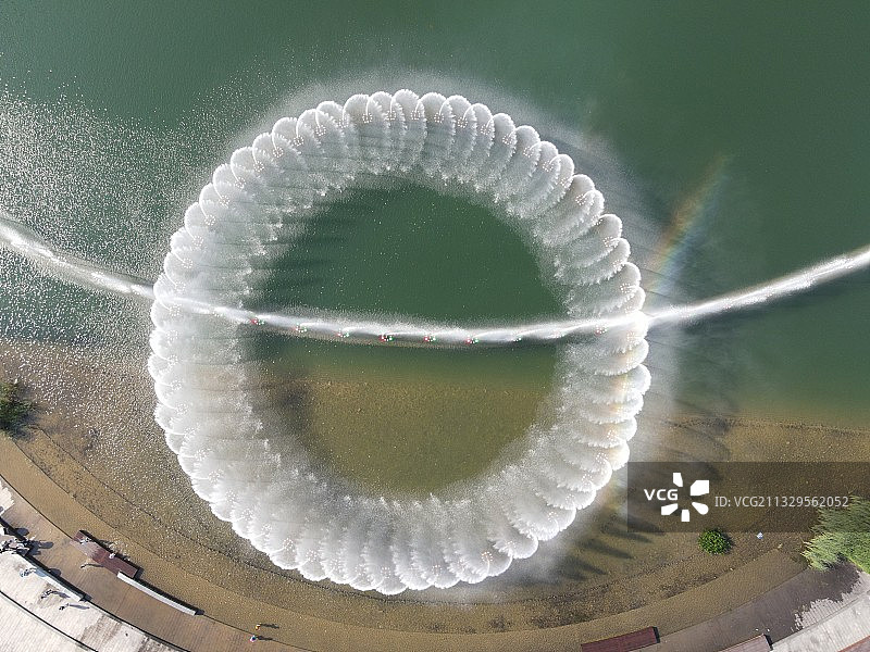 梅溪湖音乐喷泉图片素材