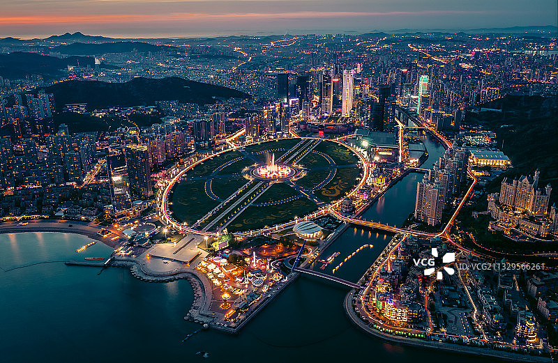 大连星海广场图片素材