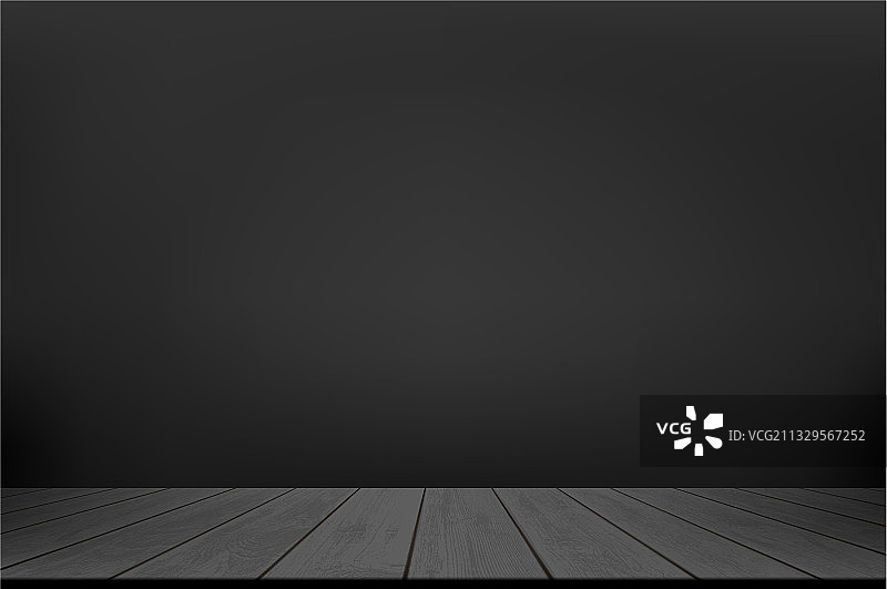 深色墙壁前的黑色木桌或地板图片素材