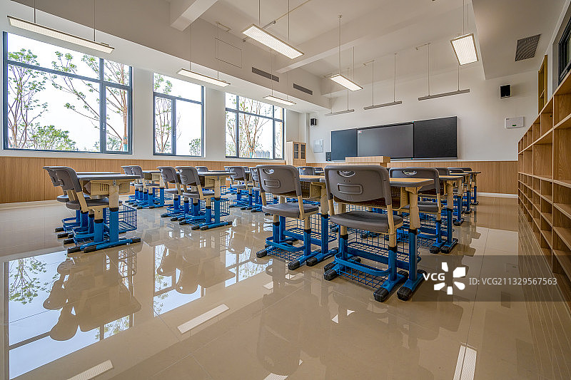 学校教室室内场景图片素材