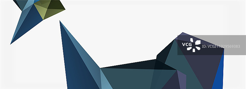 3d马赛克抽象背景低聚形状图片素材