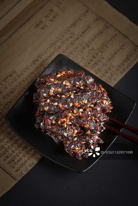 牛肉干图片素材