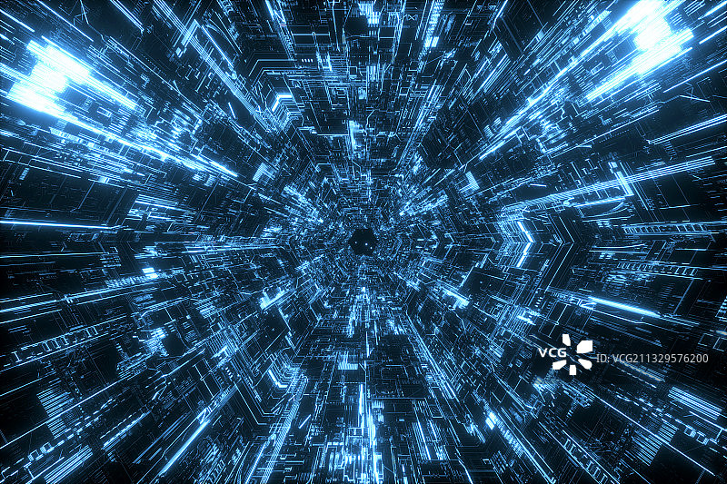 3D未来空间图片素材