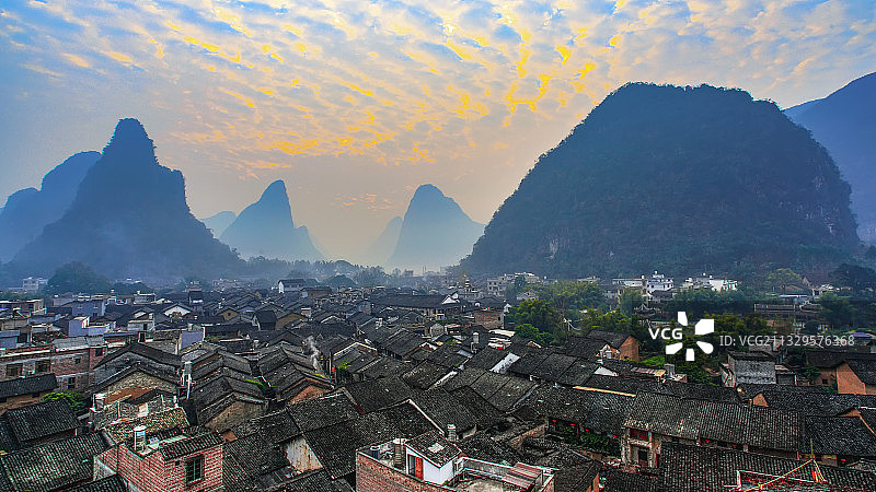 中国 广西 贺州 昭平 黄姚古镇图片素材