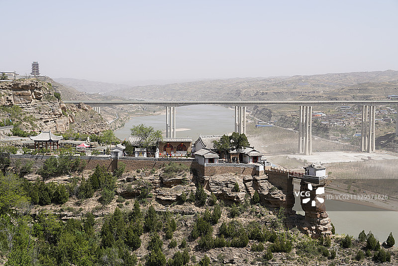 陕西省 榆林市 佳县 香炉寺图片素材