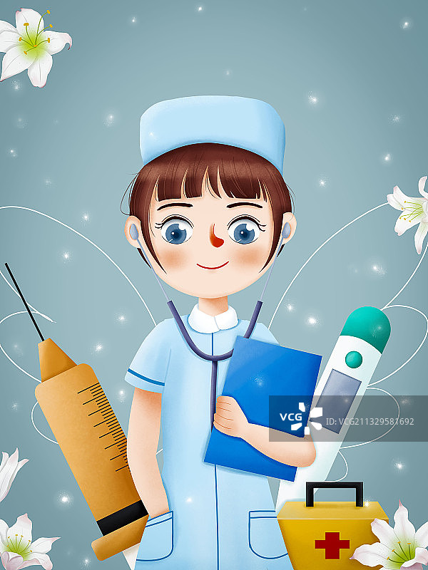 512国际护士节插画图片素材