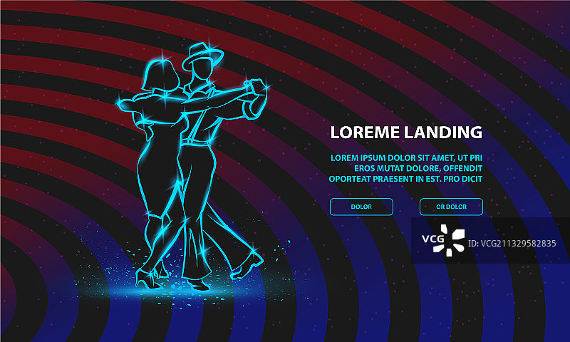 情侣跳狐步舞背景图片素材