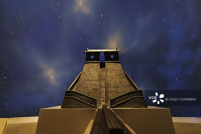 汉代观星台复原图图片素材