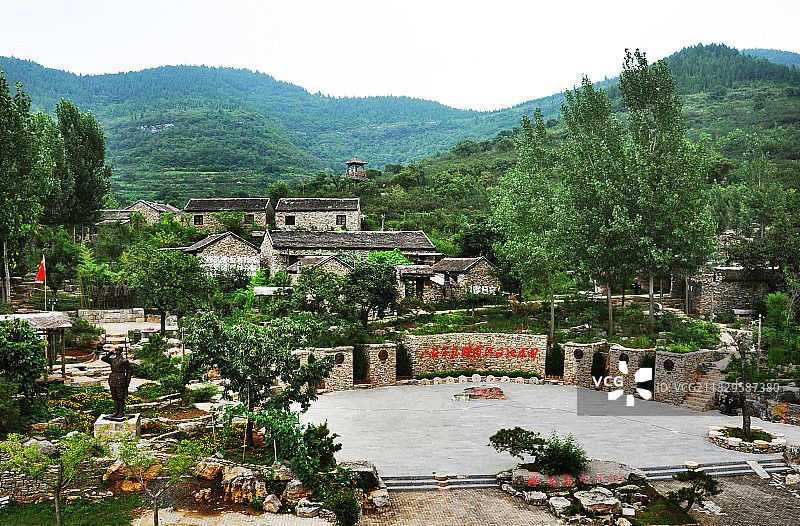 山东枣庄八路军抱犊崮抗日纪念园图片素材