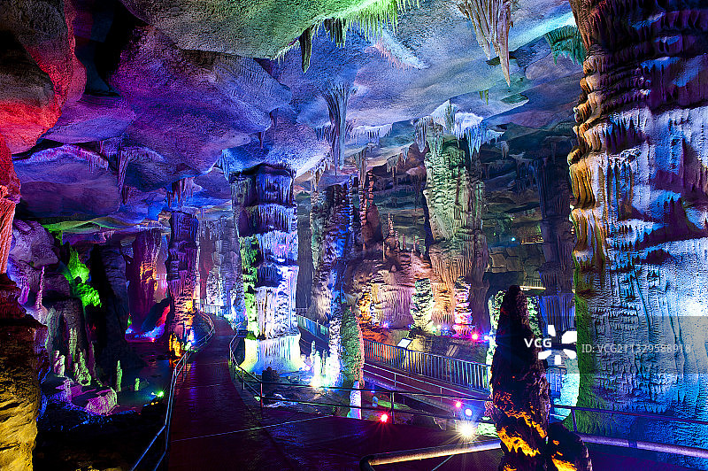 泰山地下大裂谷景区 泰安图片素材