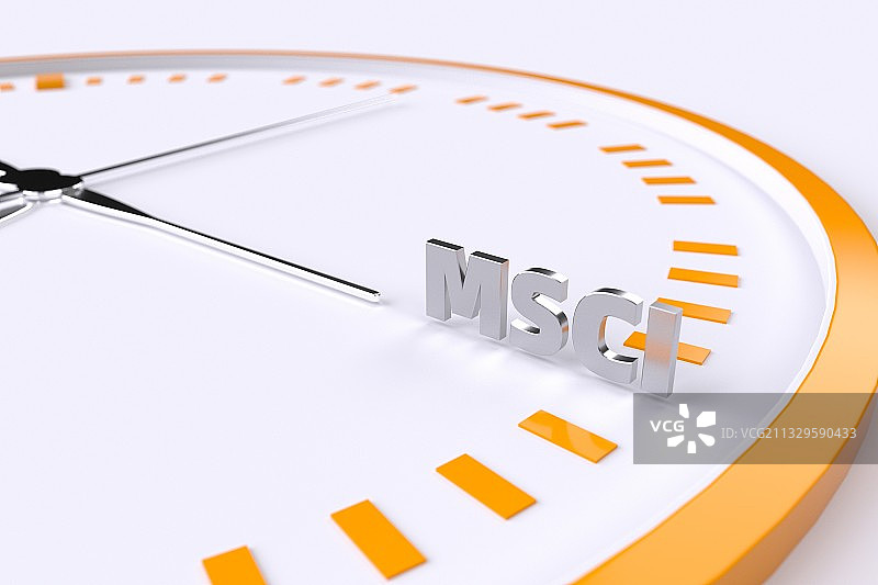 3D渲染关注MSCI指数概念插图图片素材