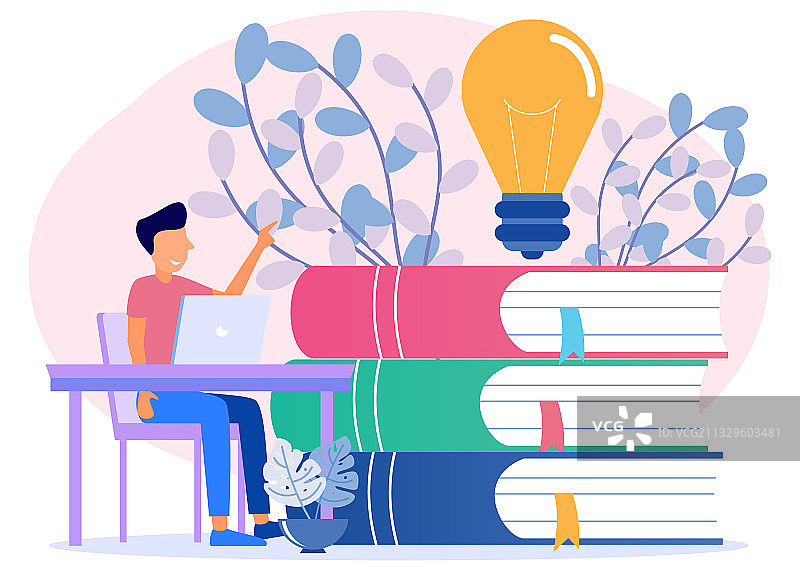 卡通人物商业教育图案图片素材