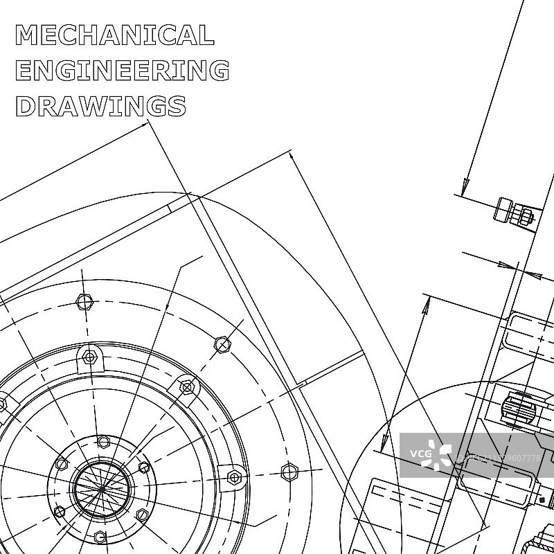 公司形象蓝图工程封面图片素材