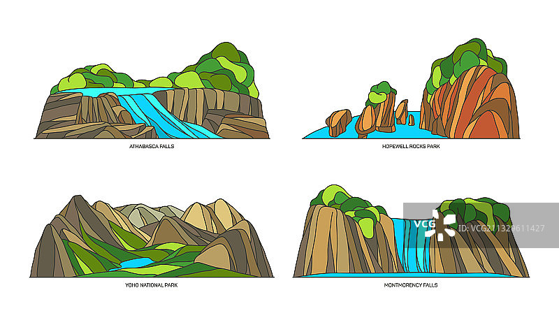 加拿大自然风光景点图片素材