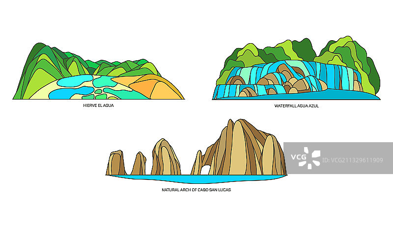 墨西哥风光标志图片素材