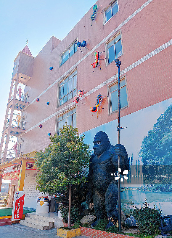上海名人蜡像馆：游客如穿越影视片场与“明星”零距离图片素材