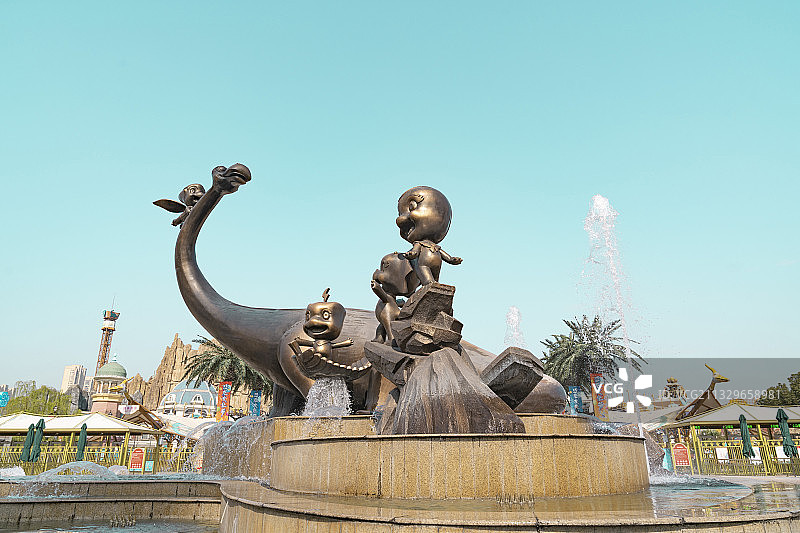 中华恐龙园迪渃水镇 常州图片素材