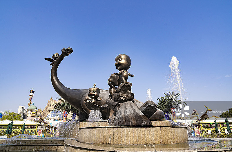 中华恐龙园迪渃水镇 常州图片素材