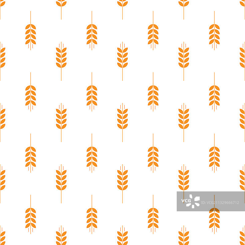 麦穗图像无缝图案图片素材