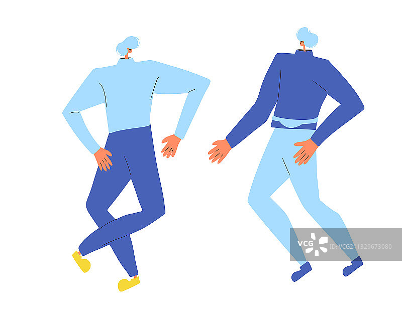 情侣休闲装扮，喜悦相拥图片素材