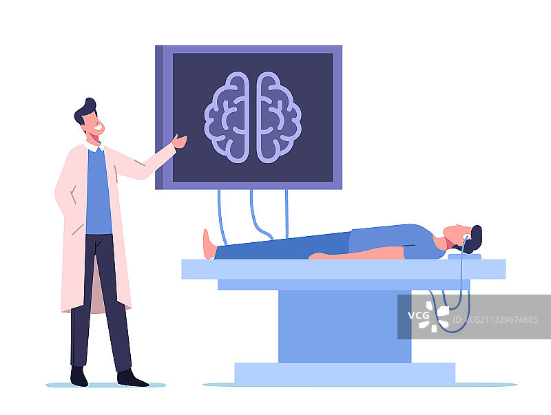 神经生物学医学大脑MRI医生图片素材