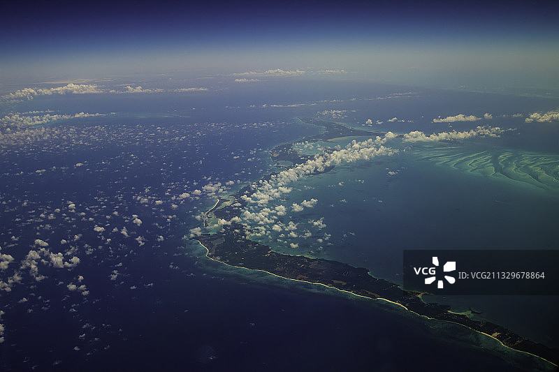 古巴海景与景观航拍图片素材