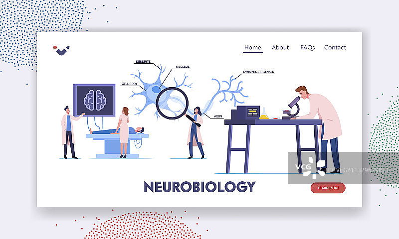 学习人脑的科学家角色图片素材