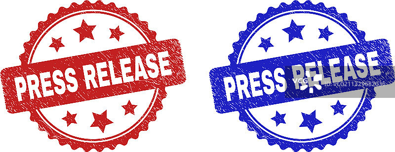 使用划痕的新闻稿花环水印图片素材