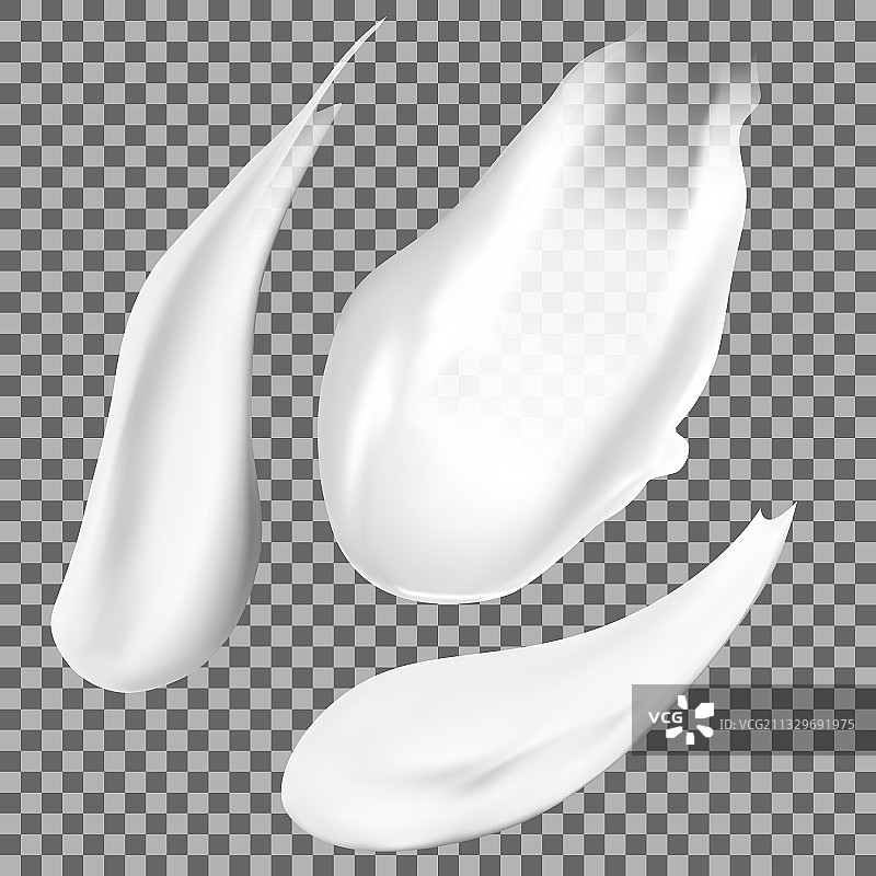 化妆品霜质地面部凝胶样本图片素材