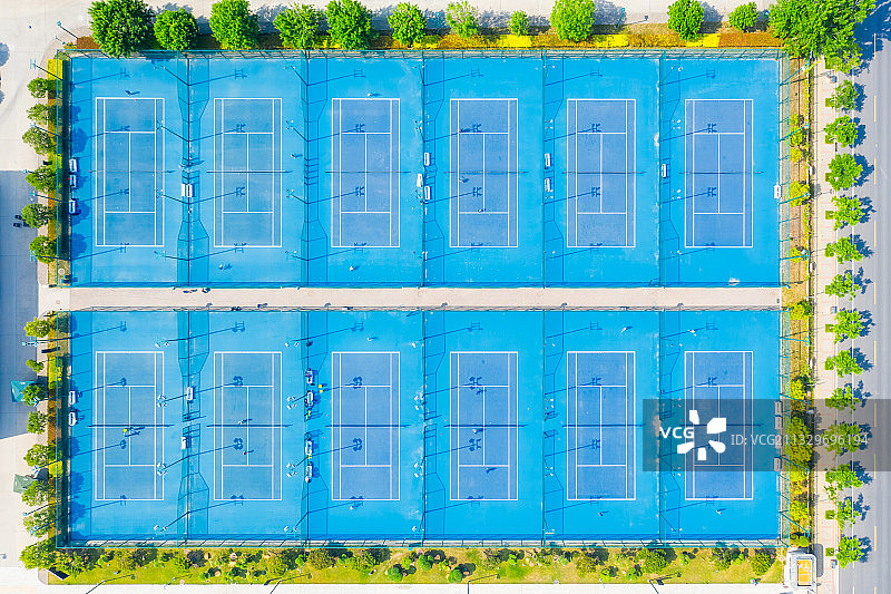 河南郑州中原网球中心户外风光航拍视角图片素材