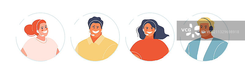 客服热线设置图片素材